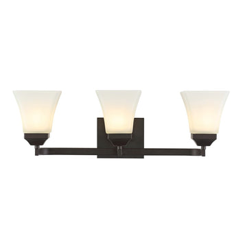 Staunton Iron/Glass Modern Cottage LED Vanity Light